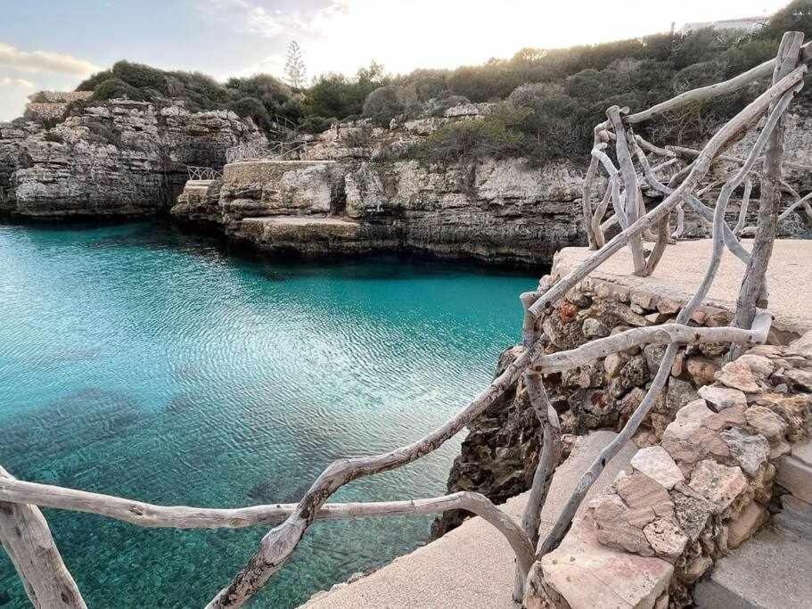 Ferienwohnung Macarella Apatamento Con Piscina Cala'N Blanes  Exterior foto